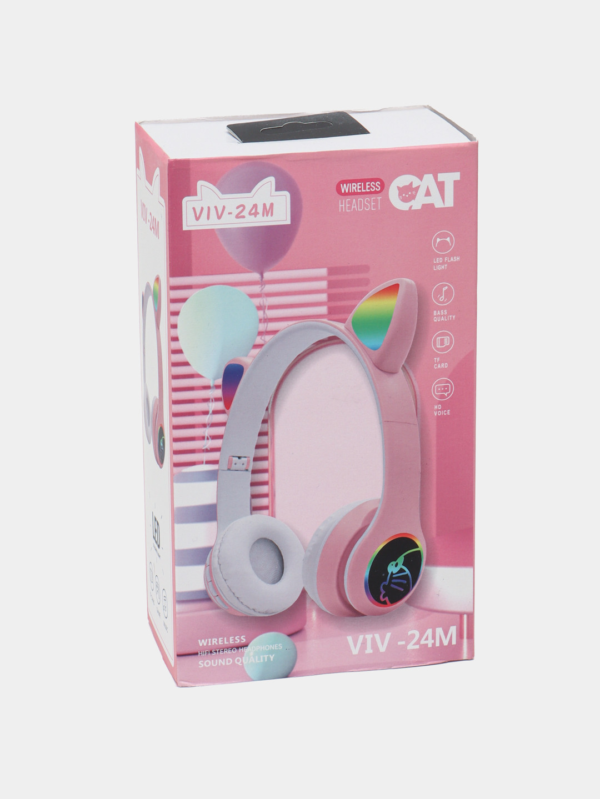 Casque Gaming VIV 24M - Rose  - Design Kawaii et Haute Qualité – Image 4